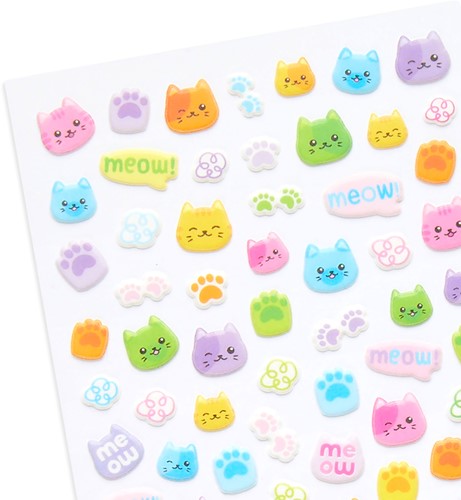 Ooly Stickiville Stickers Standard Colorful Cats