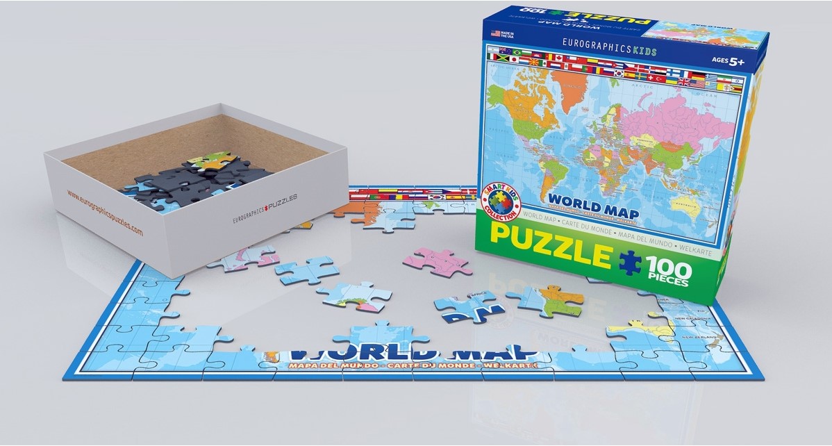 Puzzle Monde - 100 Pièces