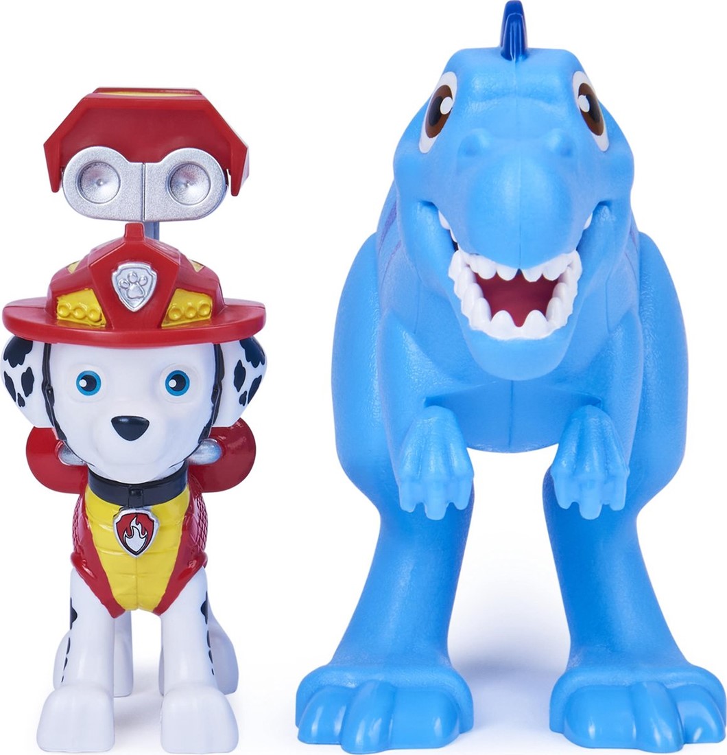 paw patrol dino pups marshall action figure