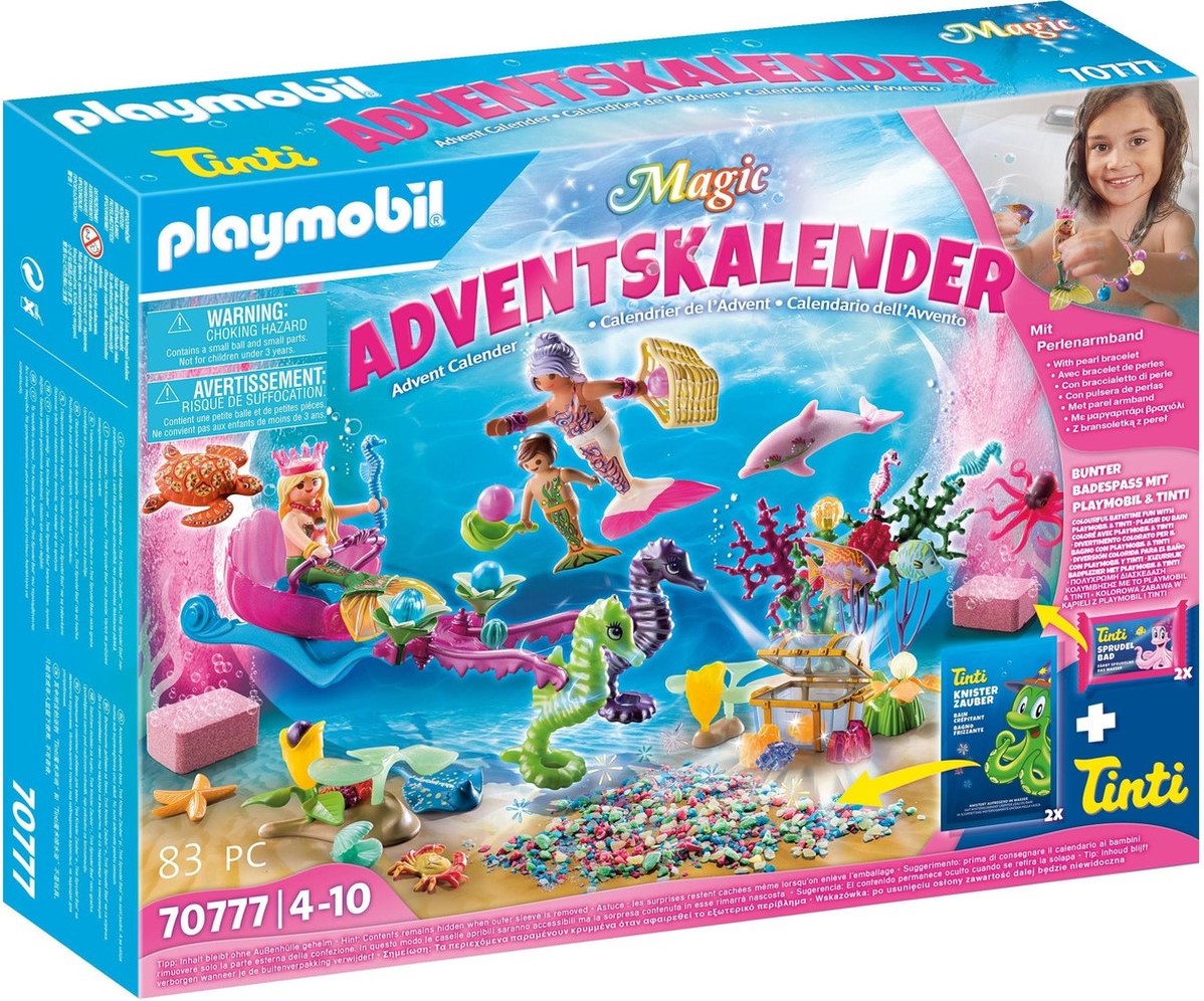 Playmobil 70777 Advent Calendar Bathtime Fun Magical Mermaids