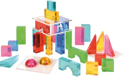 Acrylic Geo Building Blocks 32 pcs