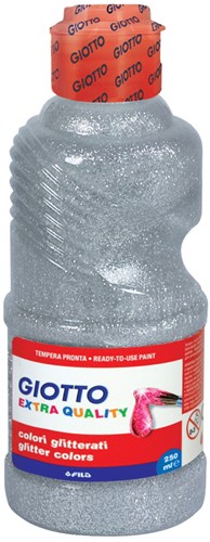 Giotto Plakkaatverf 250ml giotto glitter zilver