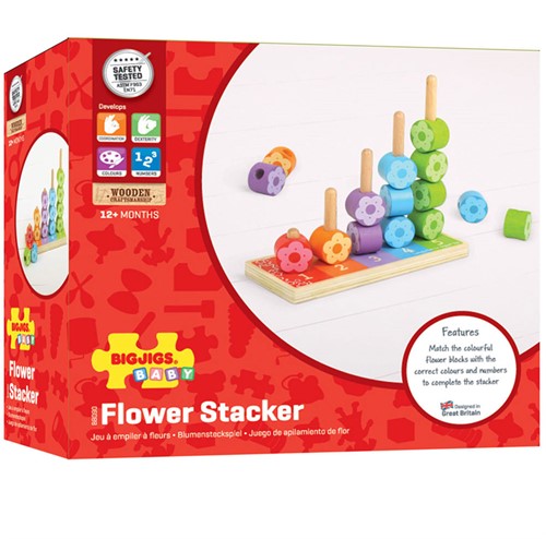 Bigjigs First Flower Stacker