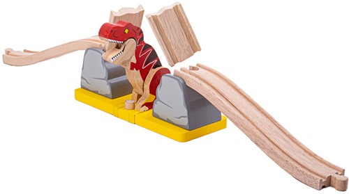 Bigjigs T-Rex Bursting Bridge