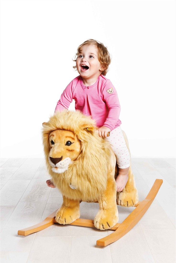 steiff rocking lion