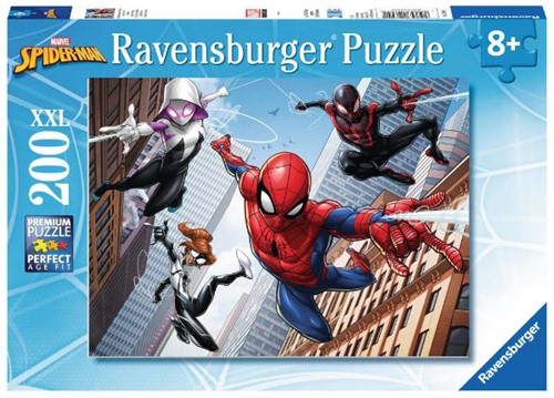 Ravensburger Children's Puzzle 200 XXL Spiderman The Power of the Spider