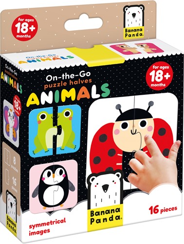 Banana Panda On-the-Go Puzzle half animals 18m+