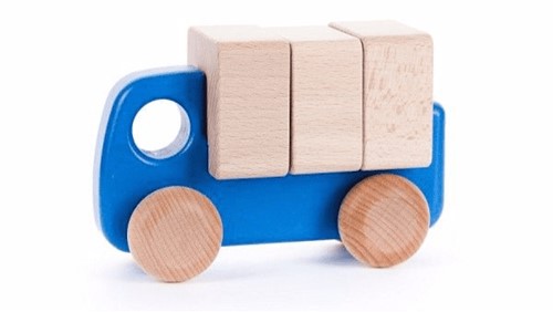 Bajo Truck with Blocks - Ciezarówka z Klockami