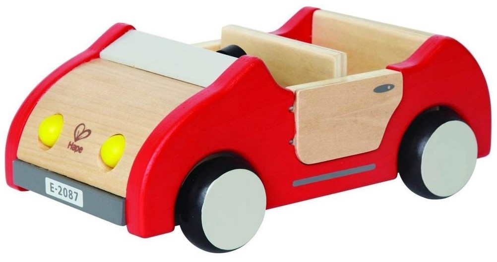 Hape store dollhouse car