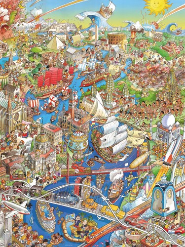 Heye Puzzle Puz.History River 1500 3h.