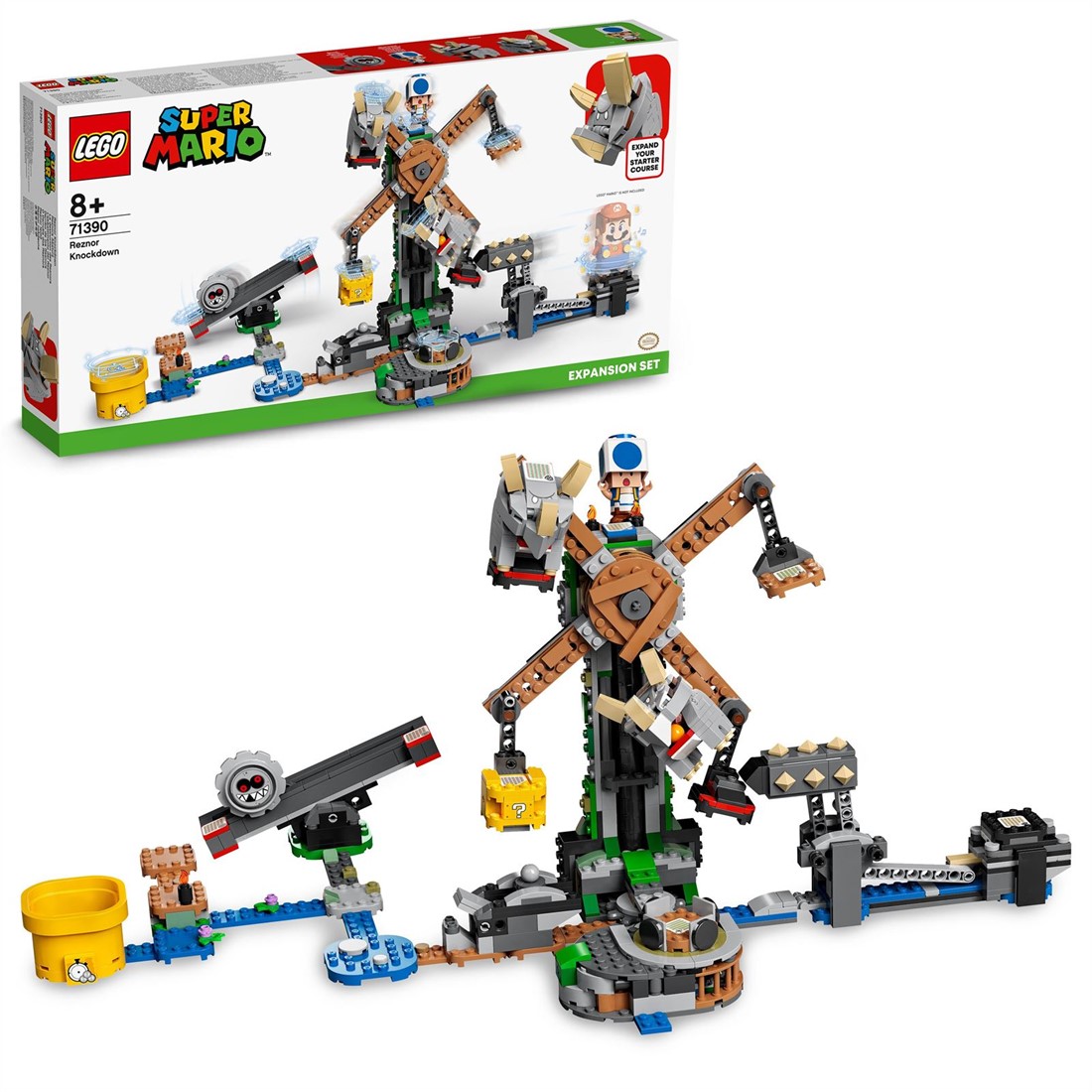 LEGO Super Mario Reznor Knockdown Expansion Set - 71390 order now!