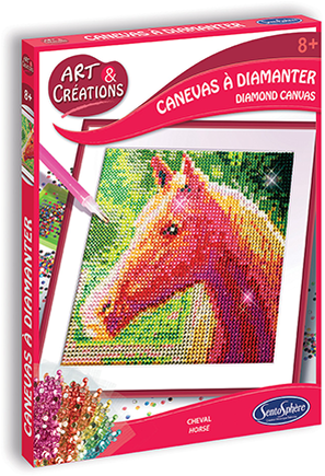 Sentosphere Art & Creations Diamond Canvas Horse