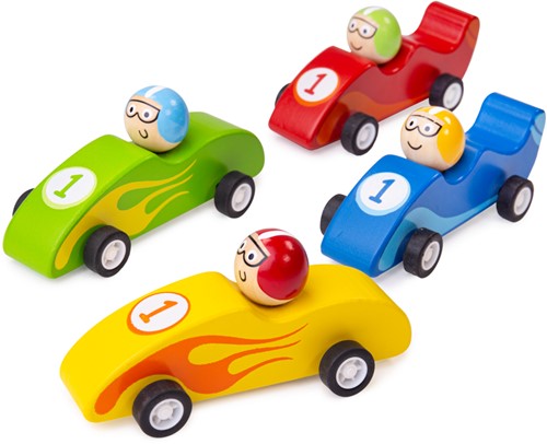 Bigjigs Pull Back Racing Car