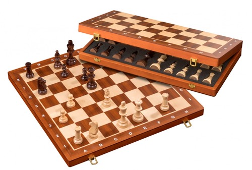 Philos Chess Cassette De Luxe Field 50 mm, King height 90 mm