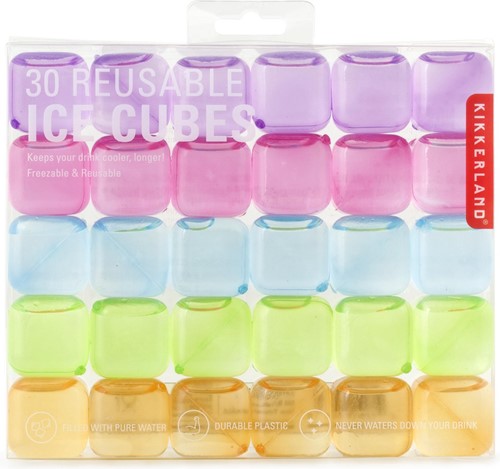 Kikkerland Reusable Ice Cubes (30 pieces)