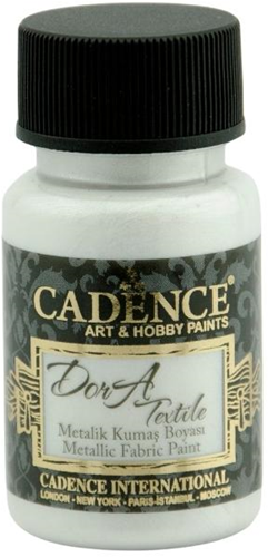 Cadence Cadence Dora Metallic Textielverf 50 ml Parelmoer