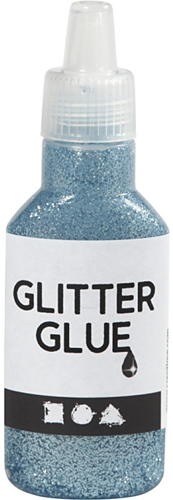 Creativ Company CC Glitterlijm 25 ml Lichtblauw