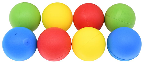 Uncoated Foam Ball (Pack of 8)