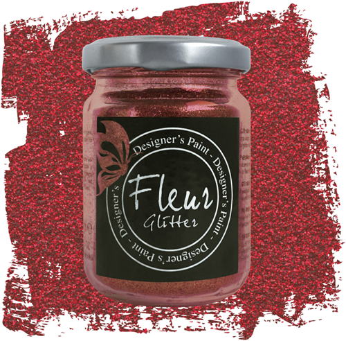 Fleur Fleur Glitter 90 gr Kersenrood