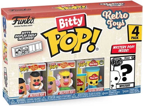 FUNKO BITTY POP: RETRO TOYS - MR. POTATO HEAD 4PK