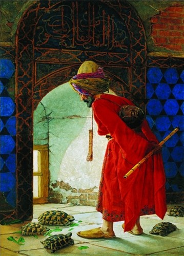 Gold Osman Hamdi Bey: Der Schildkrötenerzieher - 1000 Teile