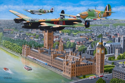 House of Puzzles Fly Past - 500 Piece Jigsaw Puzzle