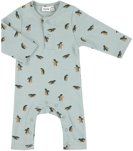 Trixie Onesie long - 50/56 - 0/1m - Peppy Penguins