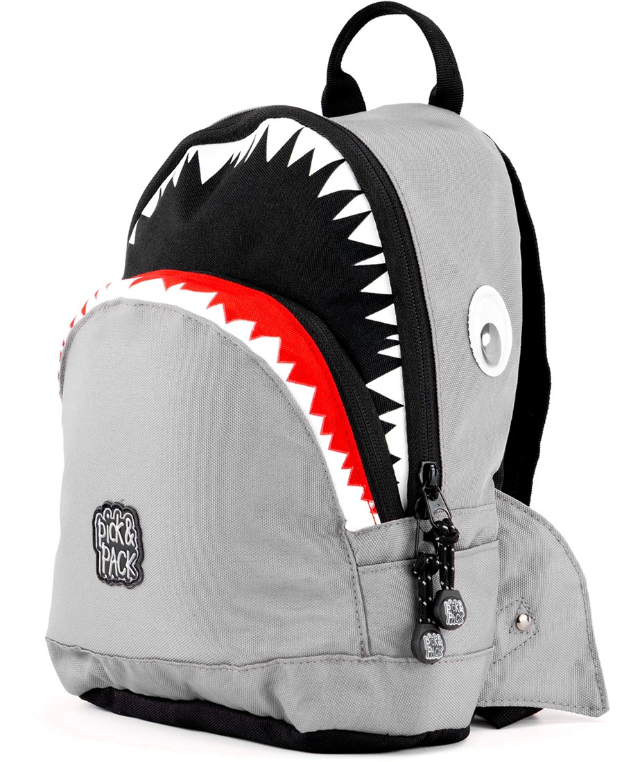 Shark Shape Backpack M Grey –