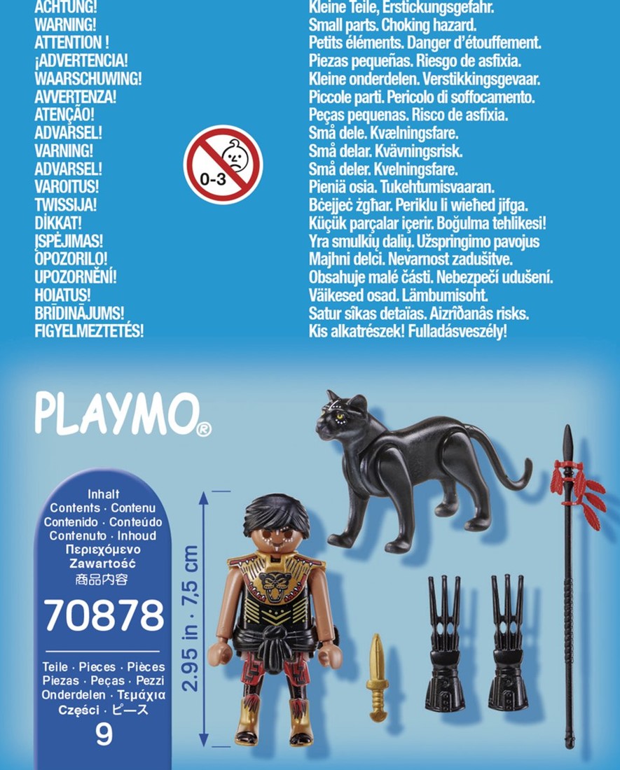Playmobil Plus Warrior with panther - 70878