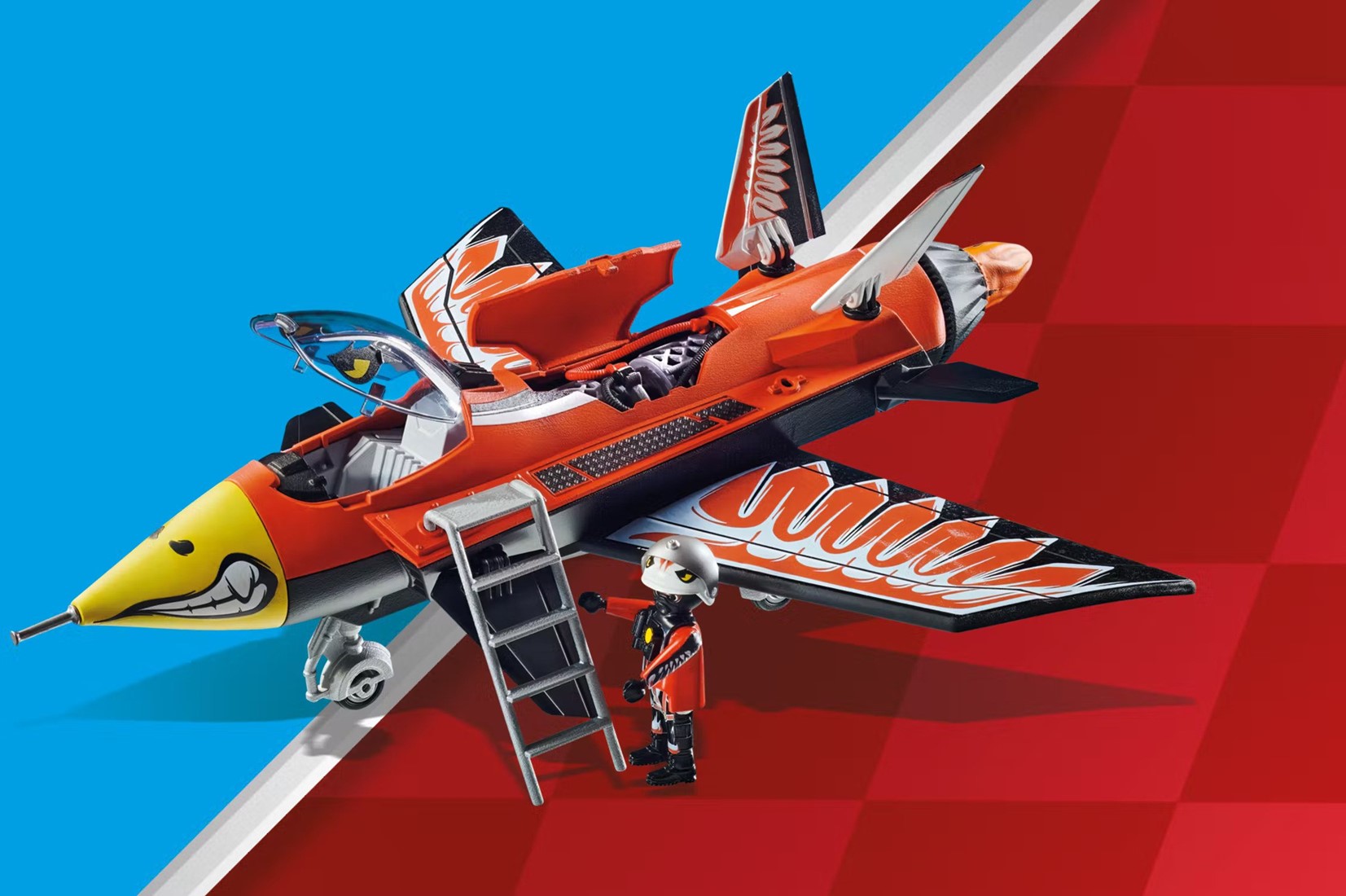 Playmobil - 70836 - Air Stuntshow - Air Stuntshow Pilote fusée