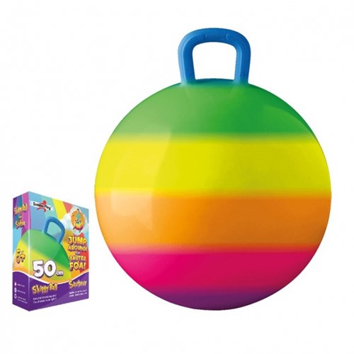 Gebro Harlekijn Skippybal Rainbow 50 cm. 6+